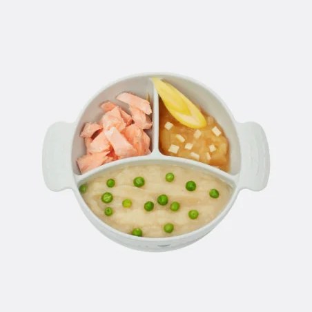 Babymoov Kit Repas Bébé LEARN'ISY Dog 15-24 mois (bol silicone + cuillère + bavoir + tasse)