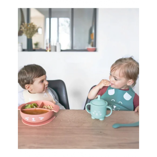 Babymoov Kit Repas Bébé LEARN'ISY Fox 15-24 mois (bol silicone + cuillère + bavoir + tasse) Babymoov Kit Repas Bébé LEARN'ISY Fox 15-24 mois (bol silicone + cuillère + bavoir + tasse)