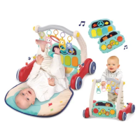 Ludi Tapis Piano & Chariot de Marche 3en1 0m+