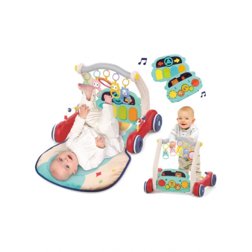 Ludi Tapis Piano & Chariot de Marche 3en1 0m+ Ludi Tapis Piano & Chariot de Marche 3en1 0m+