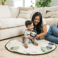 Tiny Love Tapis d'Éveil - Tapis d'Activités Black & White