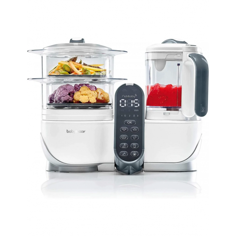 Babymoov Nutribaby (+) Robot Cuiseur Multifonctions Blanc