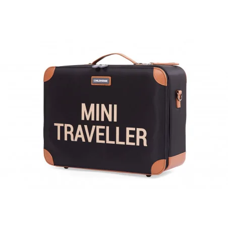 Childhome Valise Enfant Mini Traveller Noir / Or