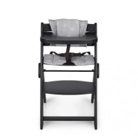 MS Innovaciones Chaise haute évolutive en bois de 6 à 10 ans - Noir