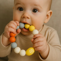 Anneau de dentition - Citron -Gris