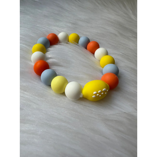 Anneau de dentition - Citron -Gris Anneau de dentition - Citron -Gris