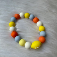 Anneau de dentition - Citron -Gris