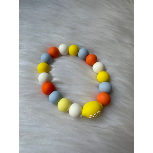 Anneau de dentition - Citron -Gris Anneau de dentition - Citron -Gris