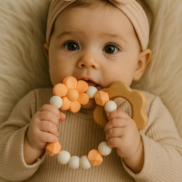 Anneau de dentition - Fleur