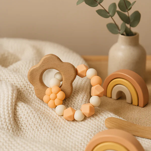 Anneau de dentition - Fleur