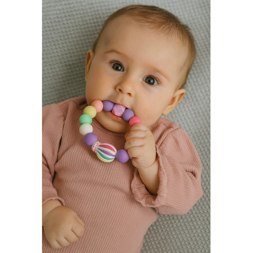 Anneau de dentition - Montgolfière multicolore Anneau de dentition - Montgolfière multicolore