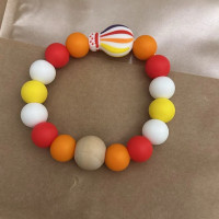 Anneau de dentition - Montgolfière Orange -