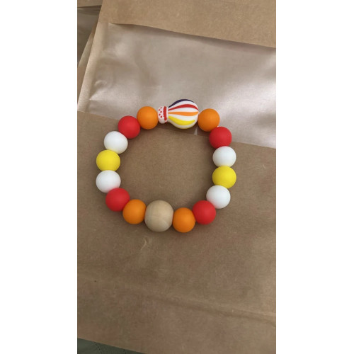 Anneau de dentition - Montgolfière Orange - Anneau de dentition - Montgolfière Orange -