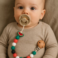 Attache sucette - Pastèque