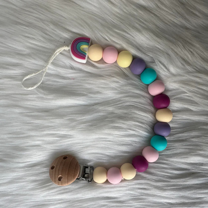 Attache sucette - Rainbow MC