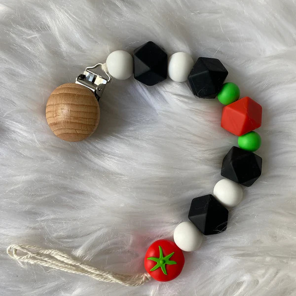 Attache sucette - Tomate