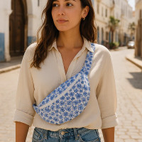 Banane - Fleurs Bleues