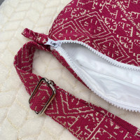 Banane - Pointe de croix - Fushia