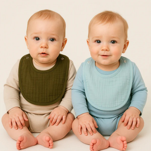 Bavoirs - Baby Green Bavoirs - Baby Green