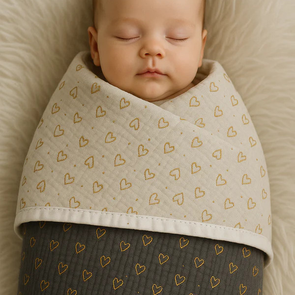 Couverture d'Été - Nuit Dorée Patchwork 