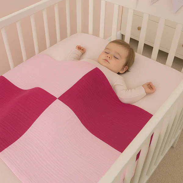 Couverture d'Été - Patchwork - Violet 