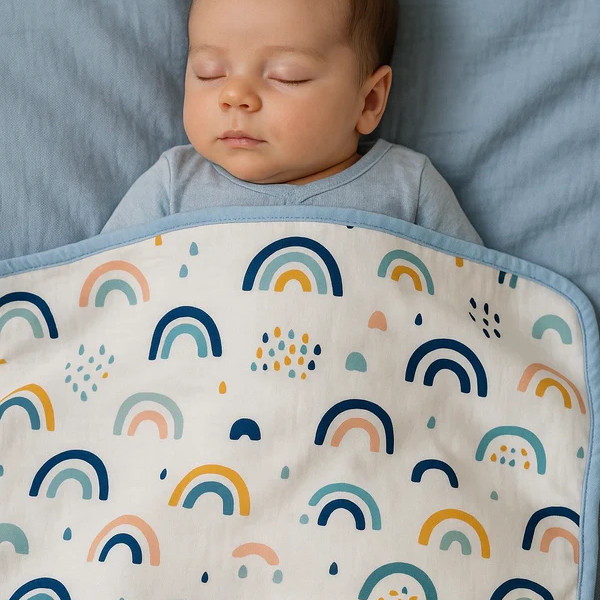 Couverture d'Été - Rainbow Bleu 