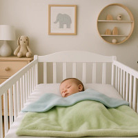 Couverture d'Hiver - Vert x Pistache 