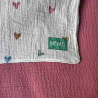 Couverture Mi-Saison -Coeur Coeur - 100x80cm