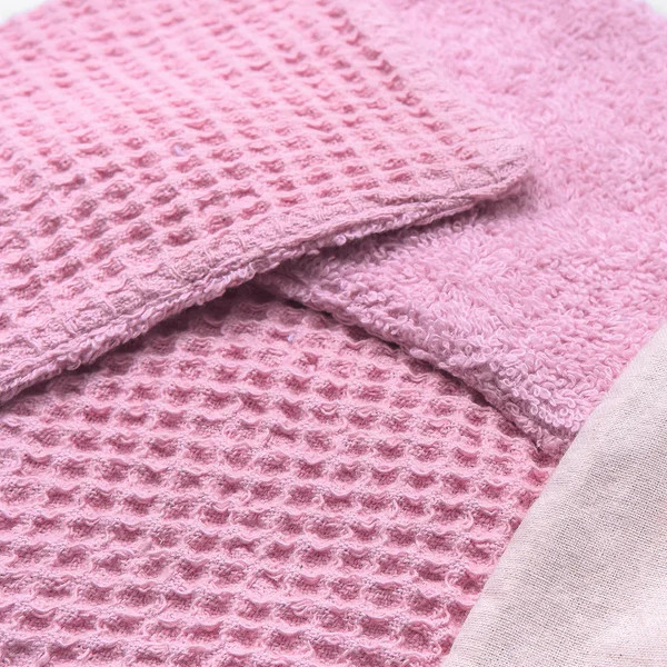 Lingettes - Nid d'abeille - Rose 