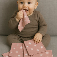 Lingettes - Petit Coton - Étoile Rose 