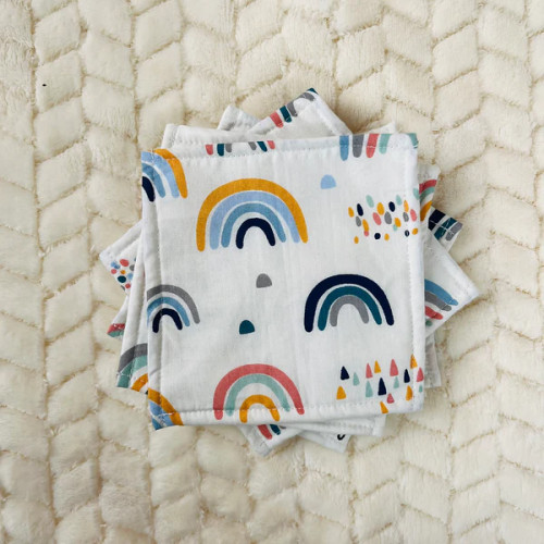 Lingettes - Rainbow Bleu Lingettes - Rainbow Bleu