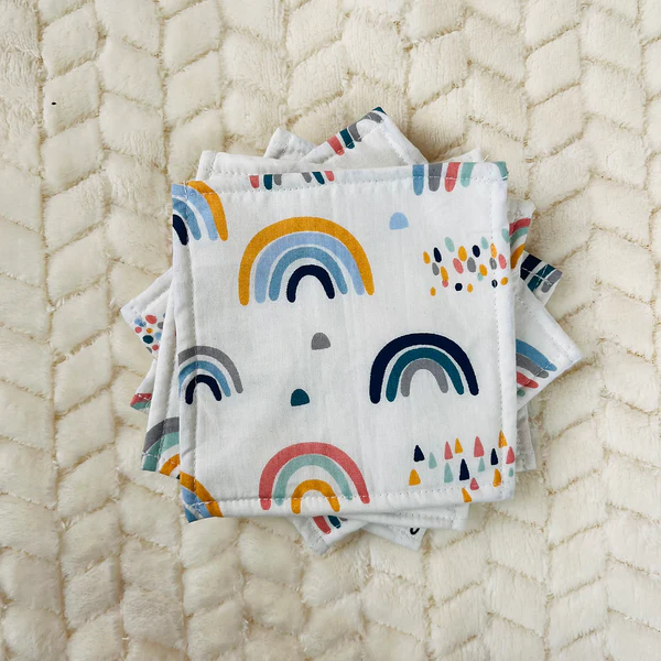 Lingettes - Rainbow Bleu