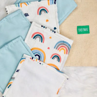 Lingettes - Rainbow Bleu