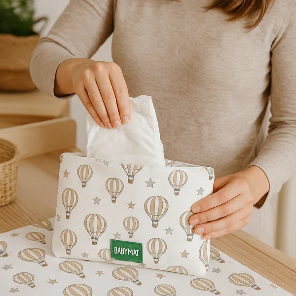 Organisateur - Montgolfières beiges