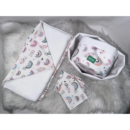 Pack de naissance - Rainbow rose Pack de naissance - Rainbow rose