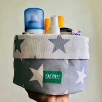 Paniers - Gris Étoiles Blanches