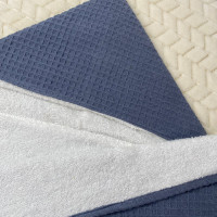 Serviette de Bain - Duo Confort Bleu perlé 