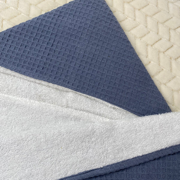 Serviette de Bain - Duo Confort Bleu perlé 