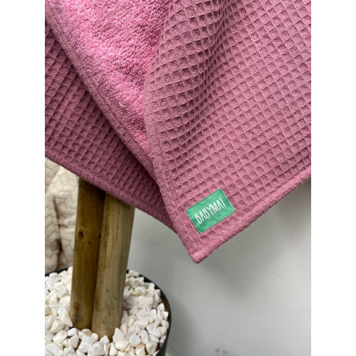 Serviette de Bain - Duo Confort Rose Serviette de Bain - Duo Confort Rose