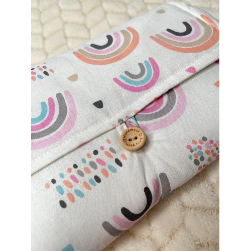 Tapis à langer - Rainbow Rose Tapis à langer - Rainbow Rose