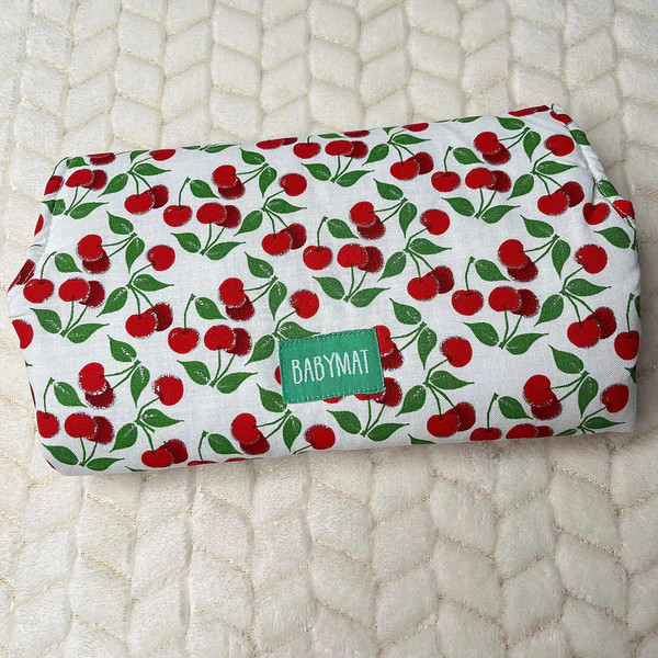 Tapis à langer - Cerise