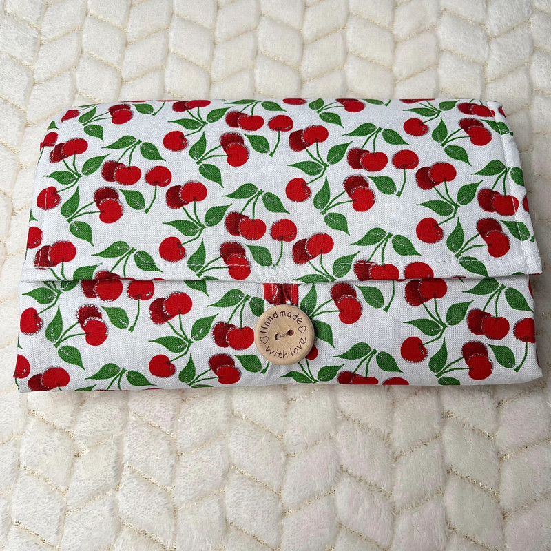 Tapis à langer - Cerise