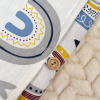 Tapis à langer - Happiness Bleu