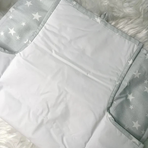 Tapis à langer - Petit coton - Étoile Bleue