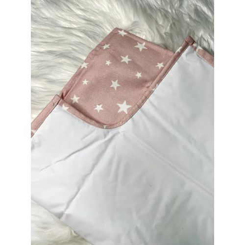 Tapis à langer- Petit Coton- Étoile Rose Tapis à langer- Petit Coton- Étoile Rose