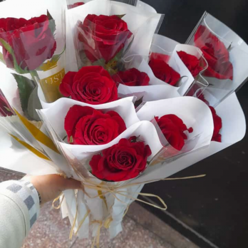 Une rose emballés Une rose emballés