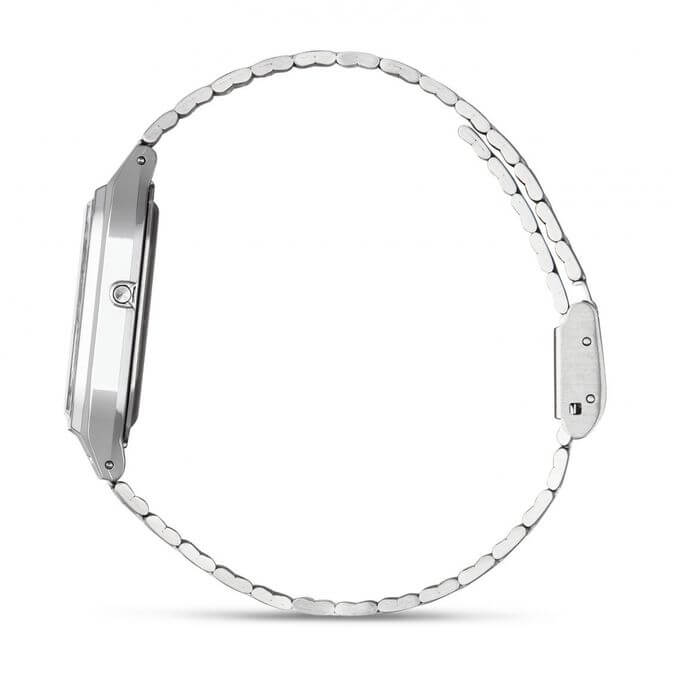 Casio – Dual time – Classique design – Bracelet en acier inoxydable – AQ-230A-7DMQ