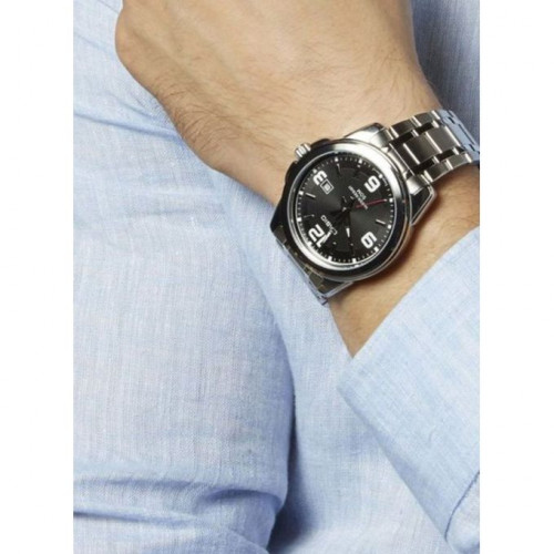 Casio – Cadran noir – Bracelet en acier inoxydable – MTP-1314D-1AVDF Casio – Cadran noir – Bracelet en acier inoxydable – MTP-1314D-1AVDF