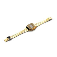 Casio – Montre -Vintage – bracelet en acier inoxydable Doré – A168WG-9WDF