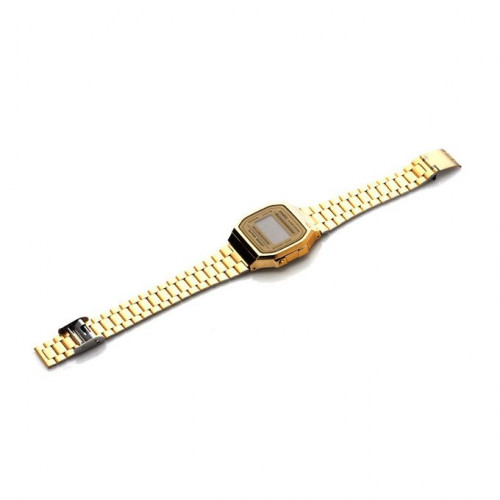 Casio – Montre -Vintage – bracelet en acier inoxydable Doré – A168WG-9WDF Casio – Montre -Vintage – bracelet en acier inoxydable Doré – A168WG-9WDF